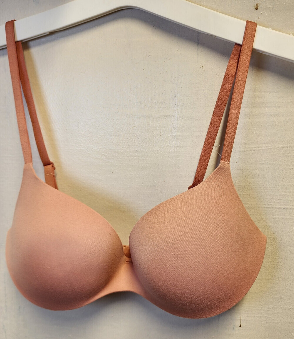 NWOT Auden Women's Pink Underwire Lightly Line Bra Adjustable Straps Size 32B - Picture 2 of 5